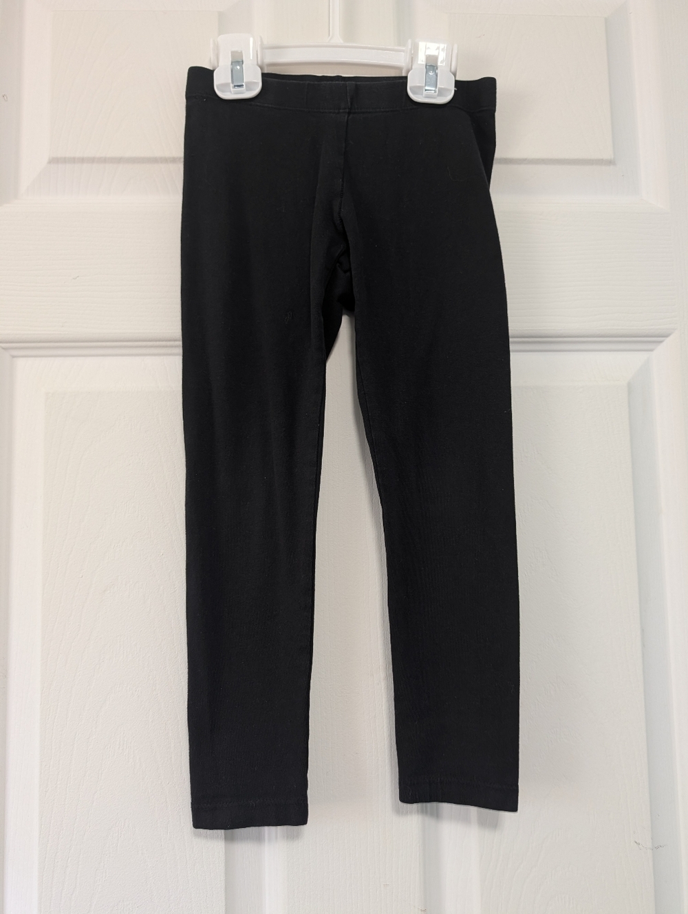 wonder nation Black Active Leggings  Girls Size 5T with Logo Trim